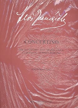 Leos Janacek - Concertino 1925 - Piano-2 Violons-Alto-Clarinette-Cor-Basson - Partition - di-arezzo.fr