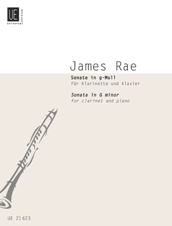 Sonate en sol mineur - Clarinette et piano - James Rae - Partition