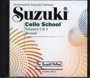 Cello School Volume 3-4 - CD Tsutsumi SUZUKI Partition Violoncelle