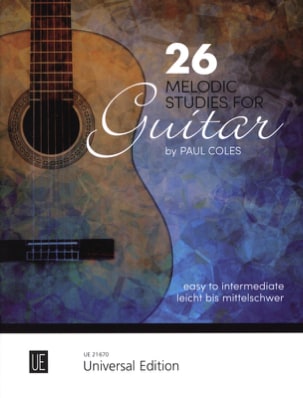 26 Melodic Studies - Guitare Paul Coles Partition Guitare