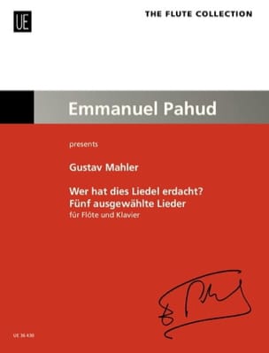 Wer hat dies Liedel erdacht? - Flûte et piano - MAHLER - Partition