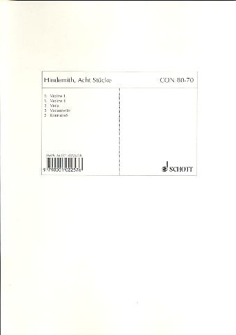 8 Stücke, op. 44/3 HINDEMITH Partition