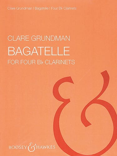 Bagatelle Clare Grundman Partition Clarinette