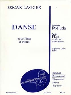 Danse Oscar Lagger Partition Flûte traversière