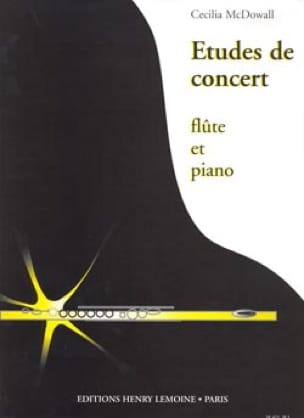 Etudes de Concert Cecilia McDowall Partition Flûte traversière