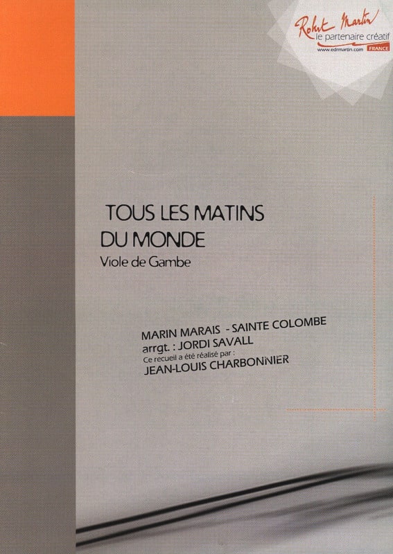 Tous les Matins du Monde - Marais Marin / Sainte Colombe - Partition