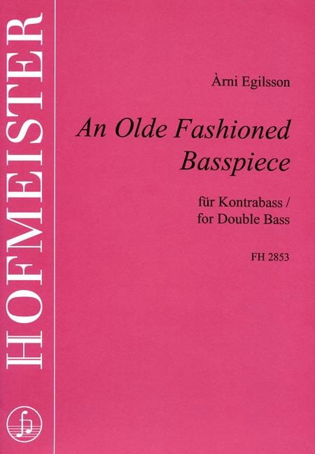 An Olde Fashioned Basspiece Arni Egilsson Partition