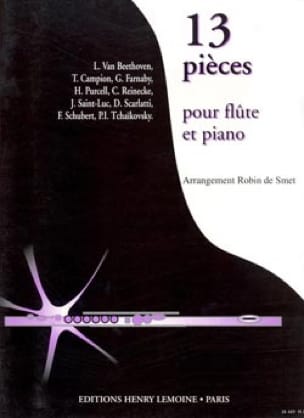 13 Pièces - Flûte et piano Partition Flûte traversière