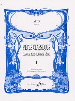 Pièces Classiques Volume 1 Frédéric Lainé Partition Alto