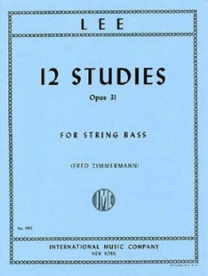 12 Studies op. 31 - String bass Sebastian Lee Partition Contrebasse