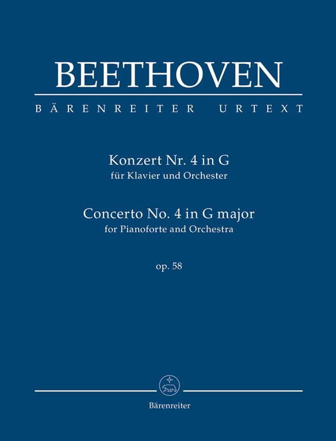 Concerto pour piano n° 4, op. 58 - Conducteur - BEETHOVEN - Partition