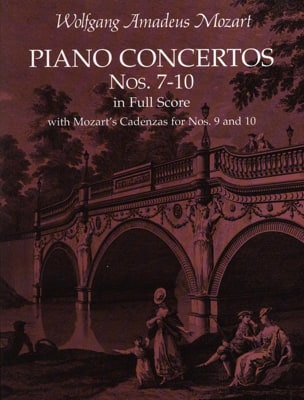 Piano Concertos N° 7-10 - Score MOZART Partition Grand format