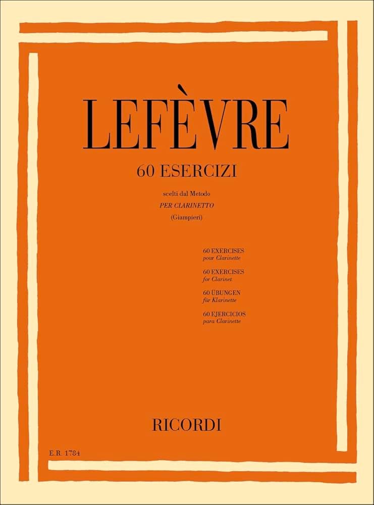 60 Esercizi (Scelti Dal Metodo) - Lefèvre Jean-Xavier - Partition