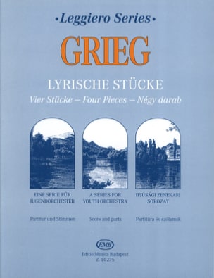Edvard Grieg - Lyrische Stücke - String orch. - Partition - di-arezzo.fr