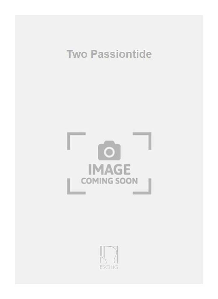 Two Passiontide Scènes Adrian Williams Partition Flûte traversière