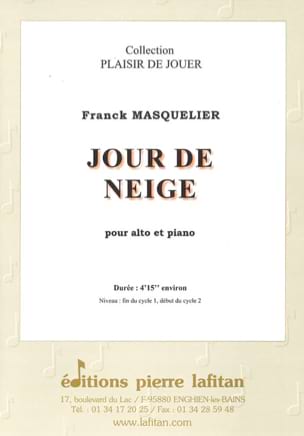 Jour de neige - Alto Franck Masquelier Partition Alto