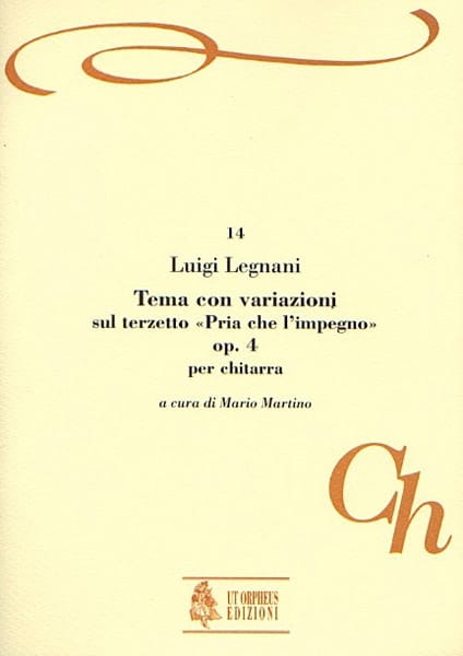 Tema con variazioni, op. 4 Luigi Rinaldo Legnani Partition Guitare
