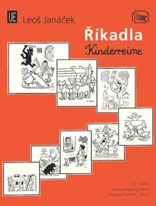 Leos Janacek - Rikadla - Kinderreime 1925 - Partition - di-arezzo.fr