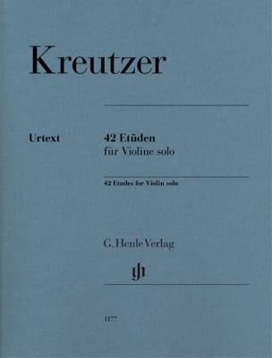 42 Etudes - Violon Rodolphe Kreutzer Partition Violon