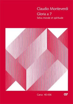 Gloria a 7 MONTEVERDI Partition Grand format