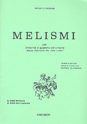 Melismi Renato Dionisi Partition