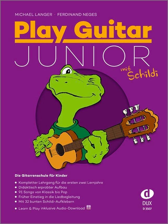 Play Guitar Junior mit Schildi Michael Langer Partition Guitare