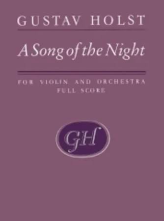 A Song of the Night (score) HOLST Partition