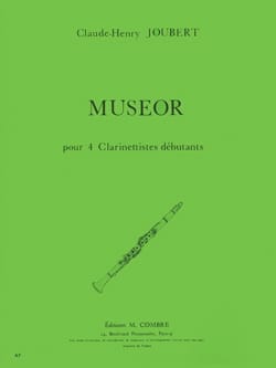 Museor Claude-Henry Joubert Partition Clarinette