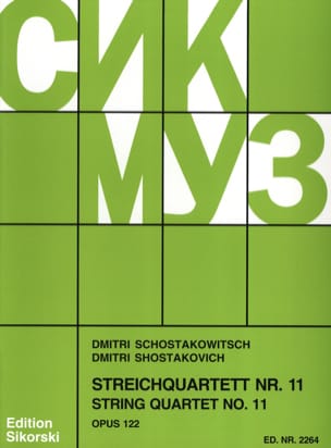 Streichquartett Nr. 11 op. 122 - Stimmen - CHOSTAKOVITCH - Partition