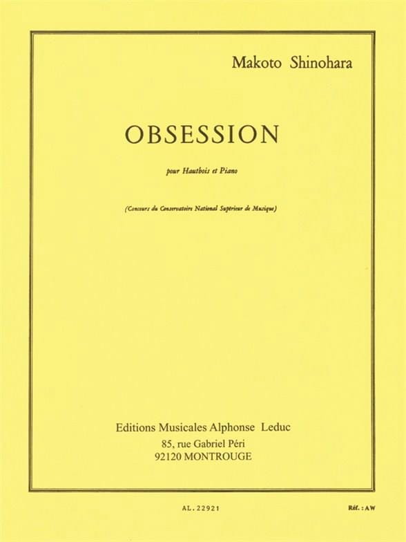 Obsession Makoto Shinohara Partition Hautbois