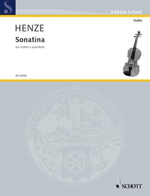 Sonatina - Violon piano Hans Werner Henze Partition Violon