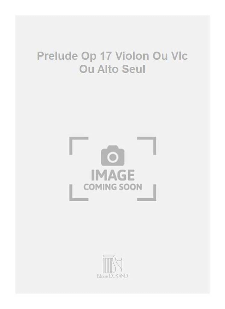 Prelude op. 17 Djabadary Partition Violoncelle