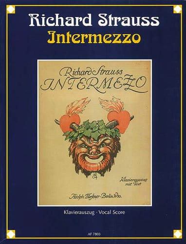 Intermezzo op. 72 - Partitur Richard Strauss Partition Grand format