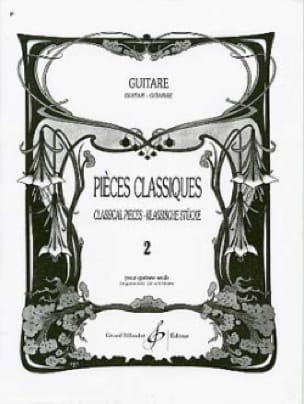 Pièces Classiques Volume 2 - Guitare Louis Lautrec Partition Guitare