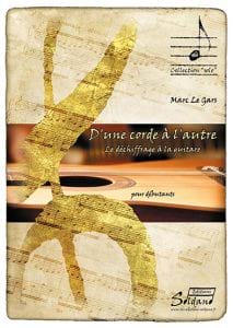 D'une corde à l'autre Gars Marc Le Partition Guitare