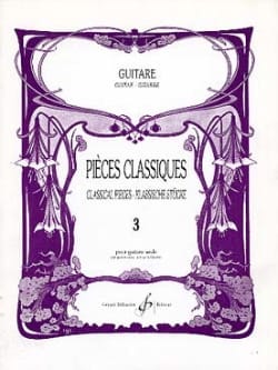 Pièces classiques - Guitare - Volume 3 Louis Lautrec Partition Guitare