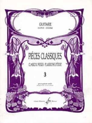 Pièces classiques - Guitare - Volume 3 - Louis Lautrec - Partition