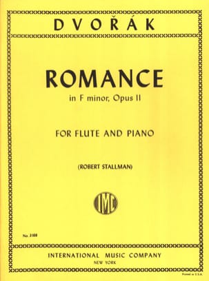 Romance in F major op. 11 - Flute piano - DVORAK - Partition
