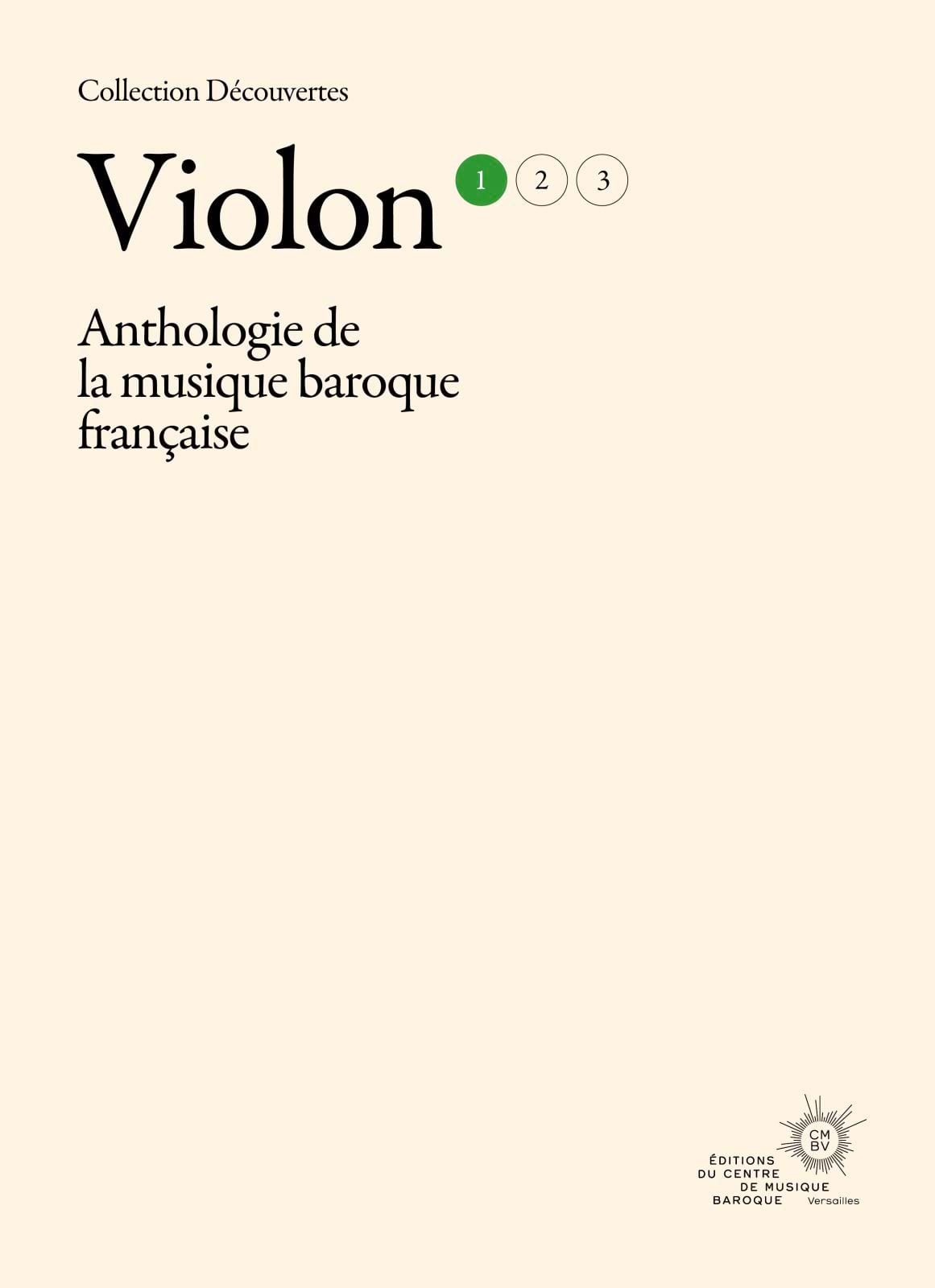 Violon - Volume 1 Partition Violon
