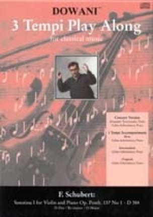 Sonatine n° 1 op. posth. 137/1 D. 384 - CD SCHUBERT Partition