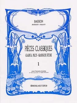 Pièces classiques - Volume 1 - Basson Partition Basson
