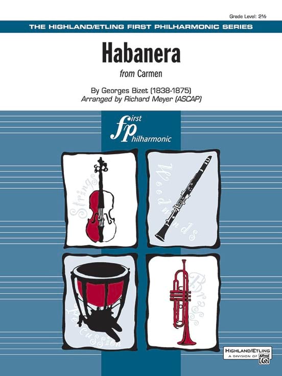 Habanera Georges Bizet Partition