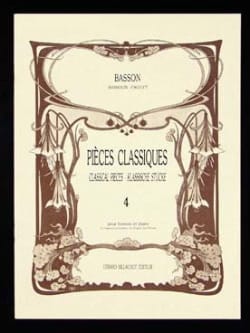 Pièces classiques - Volume 4 - Basson Partition Basson