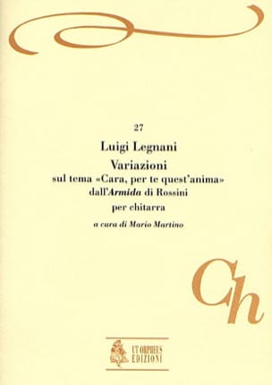 Variazioni dall'Armida di Rossini - Luigi Rinaldo Legnani - Partition