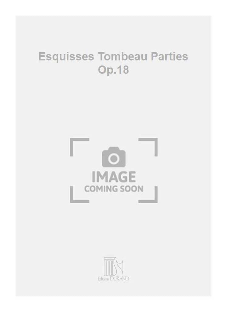 Esquisses pour un tombeau Parties Nicolas Bacri Partition Quatuors