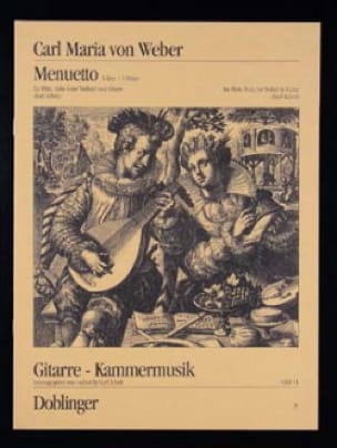 Menuett Mit Trio A-Dur Carl Maria von Weber Partition