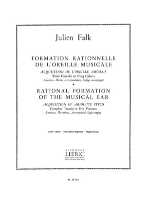 Formation de l'oreille musicale - Volume 2 - Julien Falk - Partition