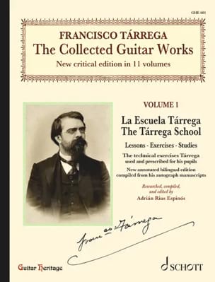 The Collected Guitar Works Vol. 1 TARREGA Partition Guitare