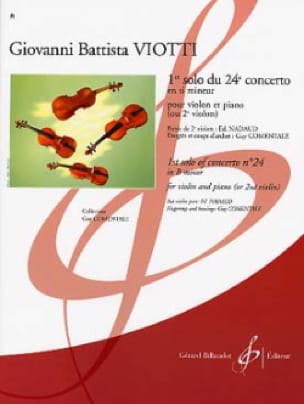 1er Solo du Concerto n° 24 VIOTTI Partition Violon