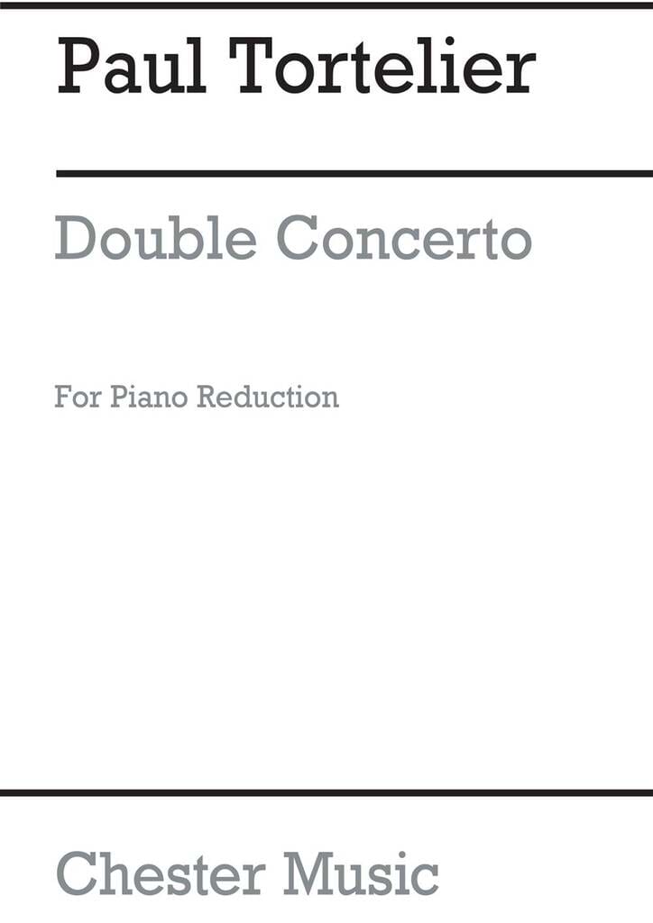 Double Concerto - violin Cello Piano Paul Tortelier Partition Trios